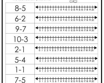 Quantity line Etsy photo regarding Printable Number Line named Range line Etsy
